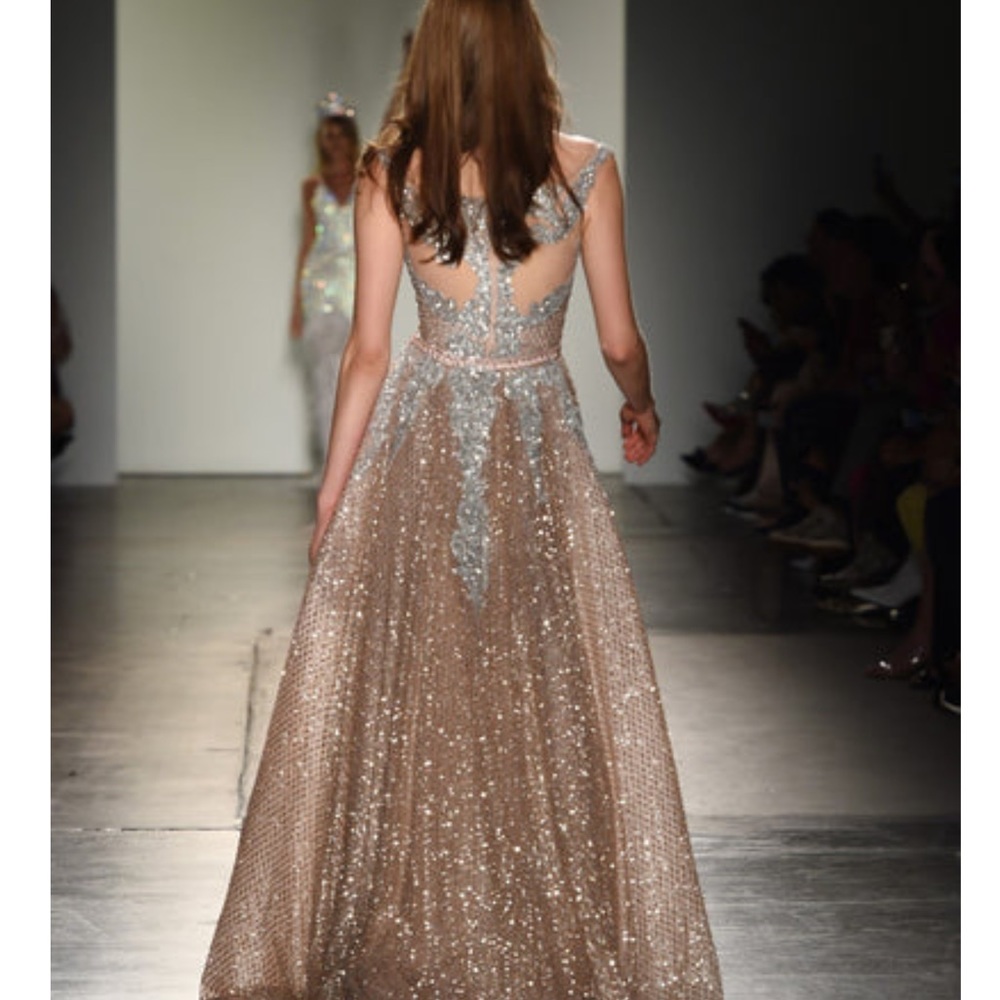 Portia & Scarlett Spectacular gown  with detachable over skirt.